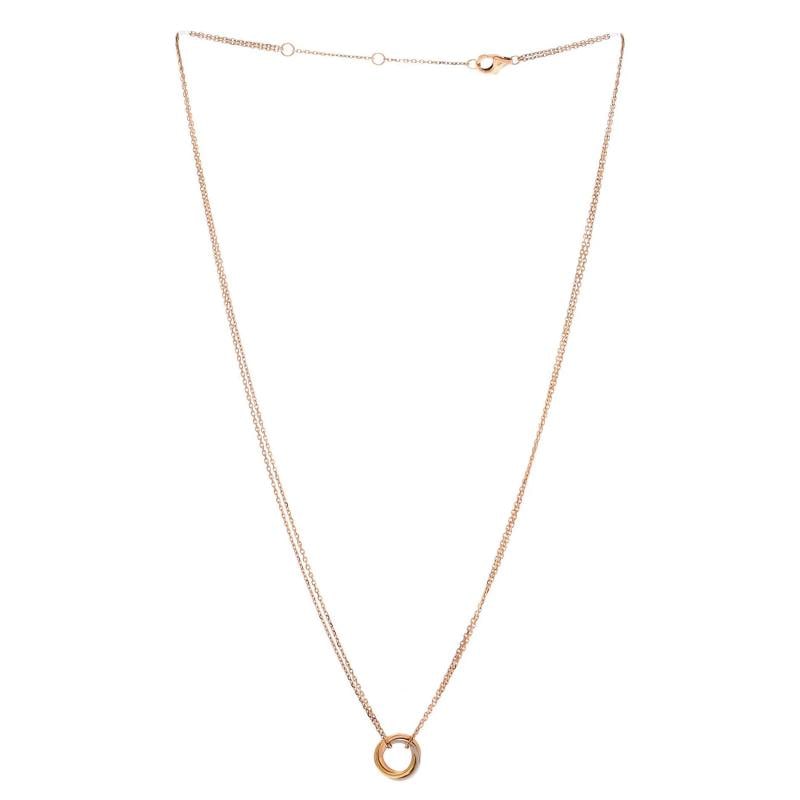 Cartier Trinity Choker Necklace 18K Tricolor Gold - 2