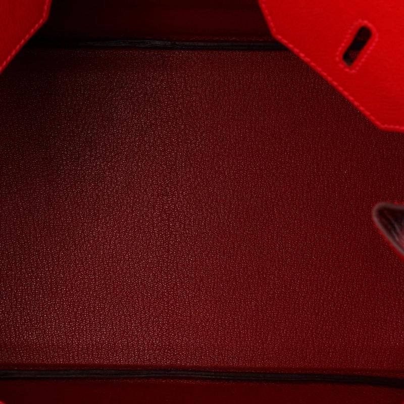 Hermes Birkin Handbag Red Epsom with Gold Hardware 35 - 6