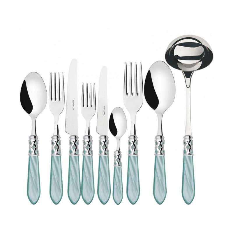 Casa Bugatti Made in Italy Aladdin Flatware Set 75 Pcs Green Water- Official (1 of 2)