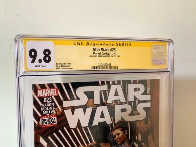 Han Solo Star Wars #23 CGC 9.8 Signed by Harrison Ford Signature Series Comic - 3