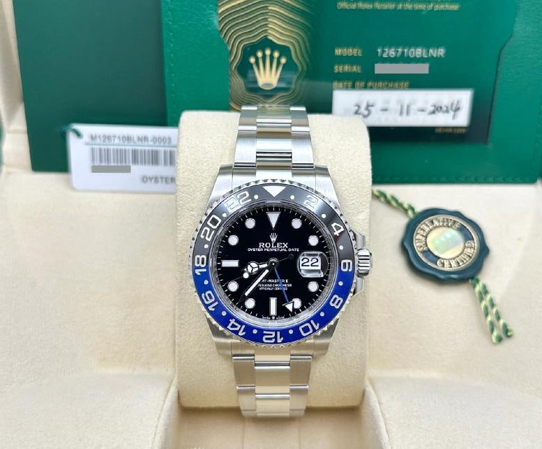 2024 Rolex GMT Master II 126710BLNR BATMAN Blue Black Ceramic Steel Box Paper - 2