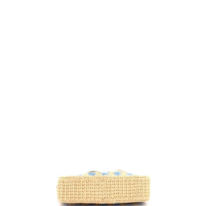 Prada Re-Edition 2005 Shoulder Bag Striped Raffia Small - 4