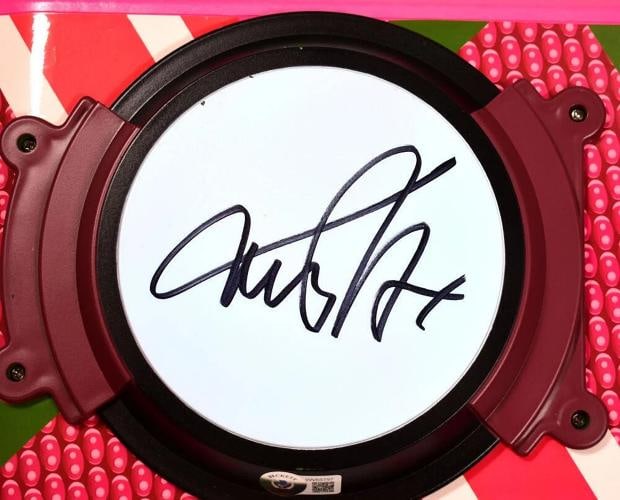 MICHAEL J FOX CHRISTOPHER LLOYD Autographed BACK TO THE FUTURE Hoverboard BAS Wi - 2