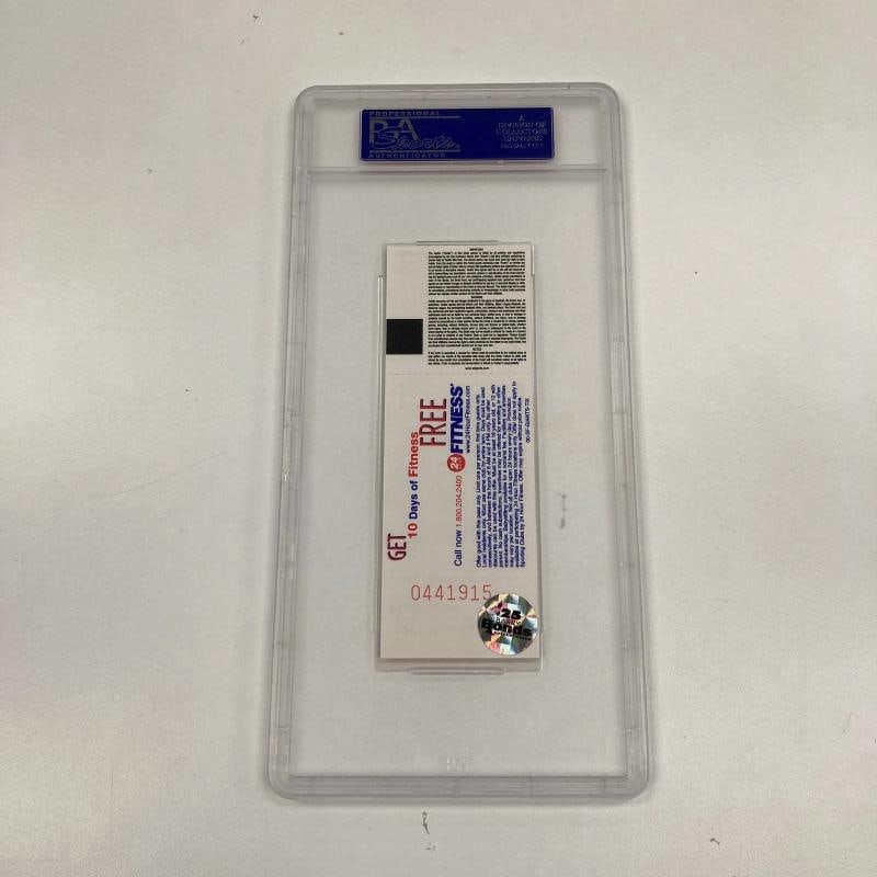 Barry Bonds Signed 500 Home Run April 17, 2001 Full Ticket PSA 9 MINT - 5