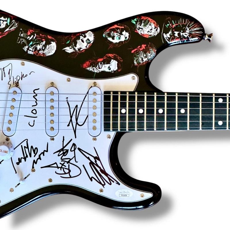 Slipknot Signed Guitar Custom JSA COA Corey Taylor Clown Thomson All 8 Members! - 3
