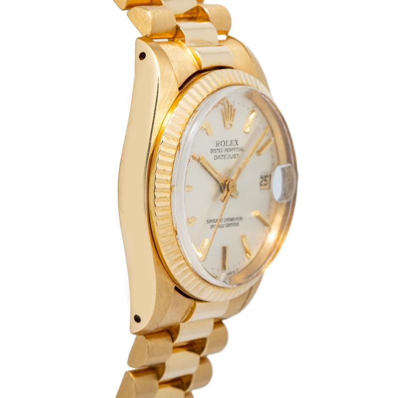 Rolex Datejust President M6827/8 w/Service Paper Automatic 18k YG Women's 31mm - 4