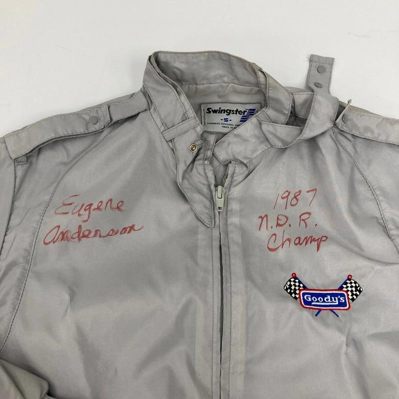 Dale Earnhardt Sr. Richard Petty NASCAR Legends Multi Signed 1987 Jacket JSA COA - 11