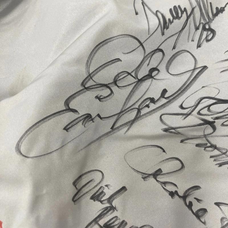 Dale Earnhardt Sr. Richard Petty NASCAR Legends Multi Signed 1987 Jacket JSA COA - 4