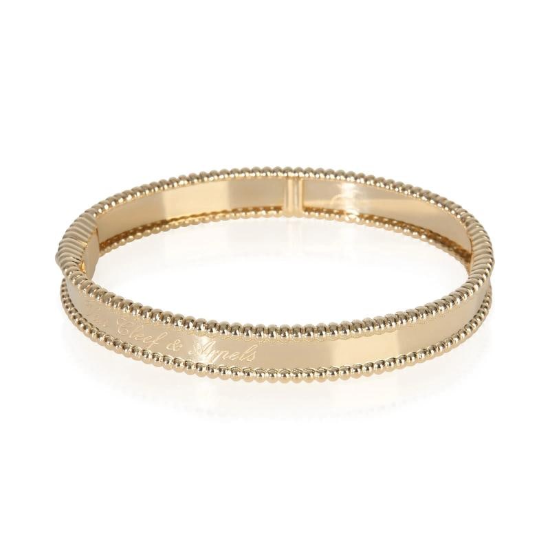 Van Cleef & Arpels Yellow Gold Perlee Signature Bracelet - 3