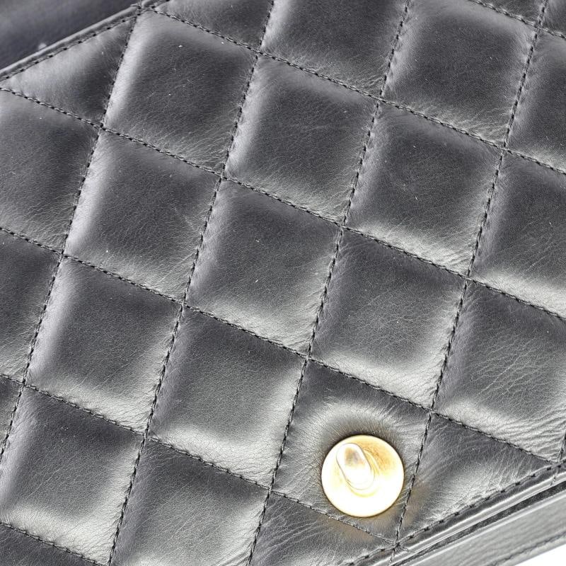 Chanel CC Side Chain Full Flap Bag Quilted Calfskin Medium - 7
