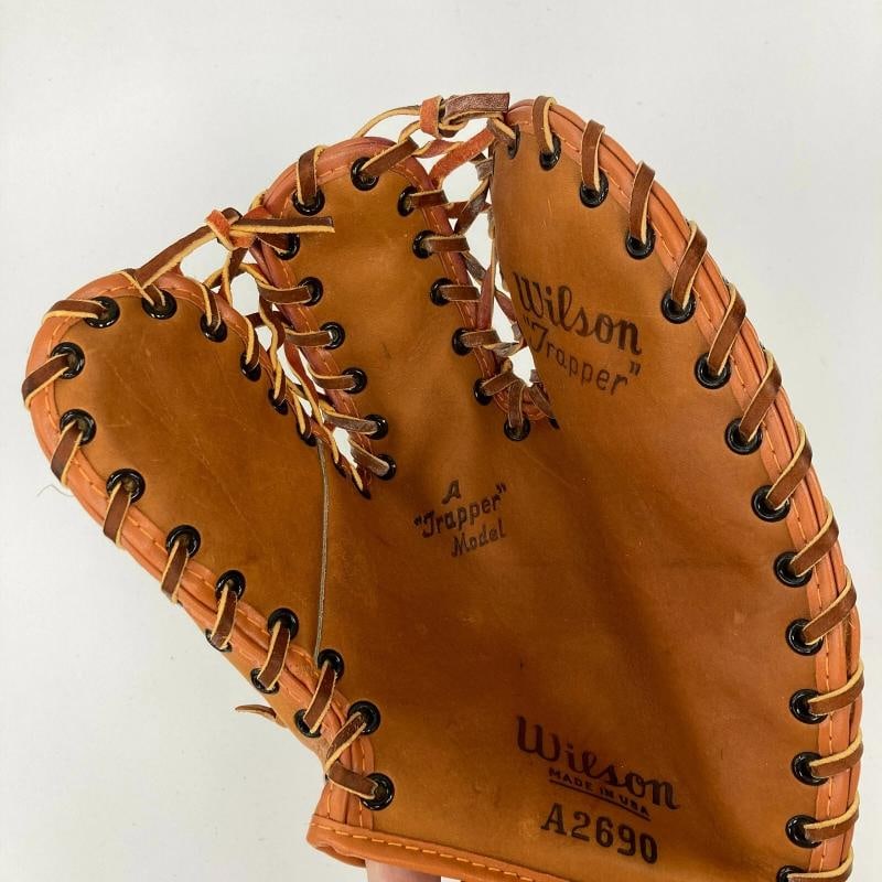 Stan Musial Signed 1940's Wilson Game Model Baseball Glove JSA COA - 5