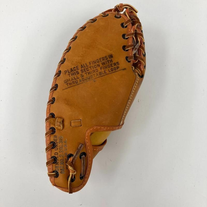 Stan Musial Signed 1940's Wilson Game Model Baseball Glove JSA COA - 6
