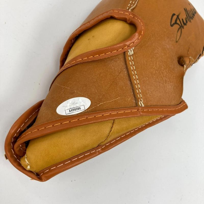 Stan Musial Signed 1940's Wilson Game Model Baseball Glove JSA COA - 7