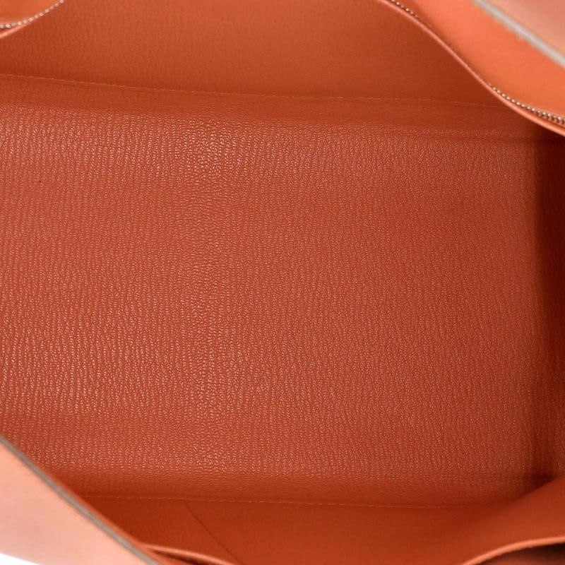Hermes Kelly Handbag Pink Epsom with Palladium Hardware 32 - 5
