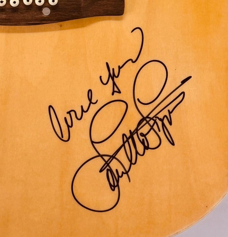 LORETTA LYNN Signed Acoustic Guitar Autograph Coal Miners Daughter JSA LOA (1 of 4)