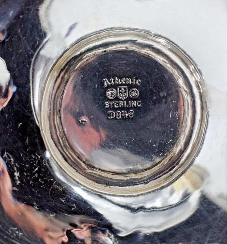 Rare Gorham Authentic Sterling Silver and Engraved Glass Vase, Circa1900 - 10