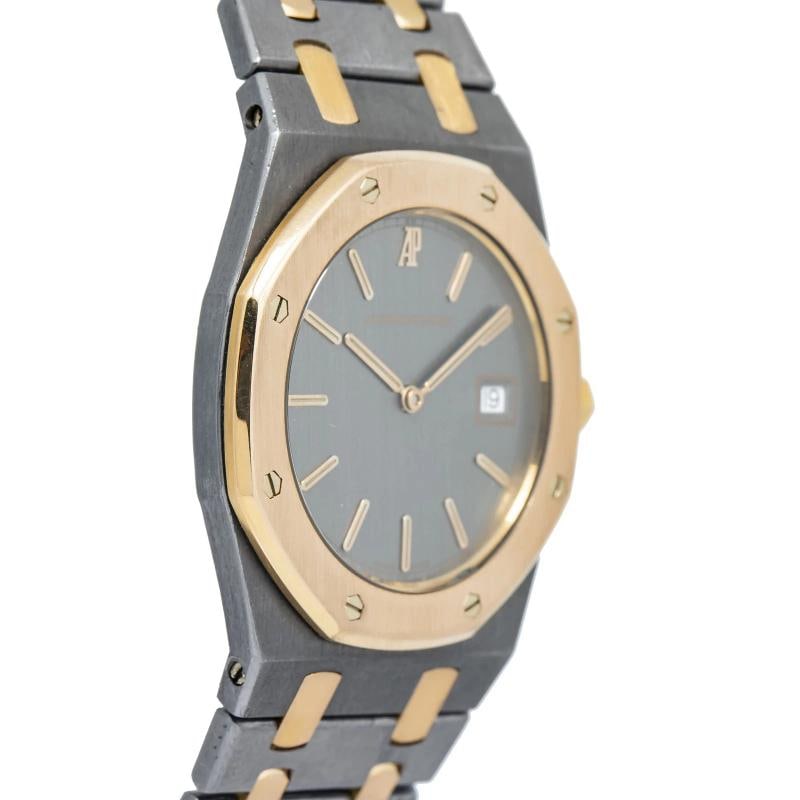 Audemars Piguet Royal Oak 56175TR Quartz Tantalum Rose Gold Grey Dial Men 33mm - 4