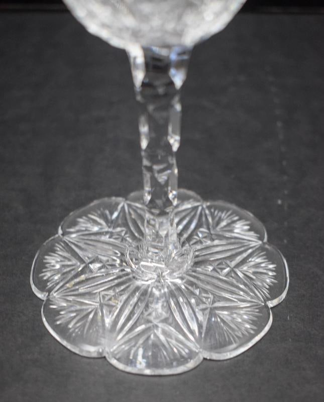 Rare Baccarat Conde Cut Glass 6 Piece Place Setting - Signed - 9