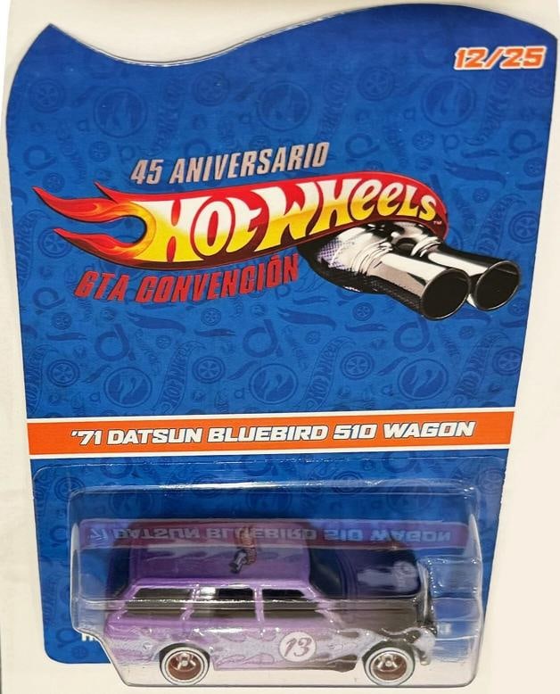 DATSUN BLUEBIRD 510 WAGON Mexico 2013 Convention Hot Wheels Car #23/25 - 2