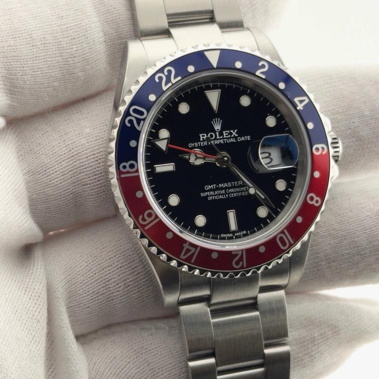 2025 CPO Rolex GMT Master II Pepsi 16710BLRO 40mm Red Blue Bezel Steel Box Card - 10