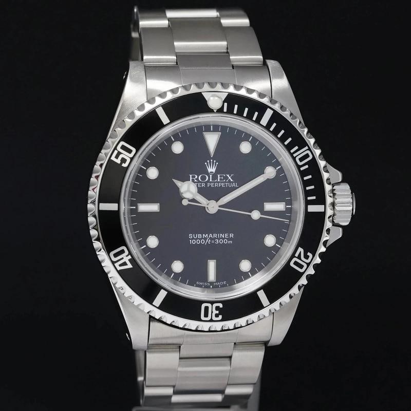 2000 MINT Rolex Submariner No-Date 2 Line Dial 14060M Steel Black 40mm Watch Box - 3