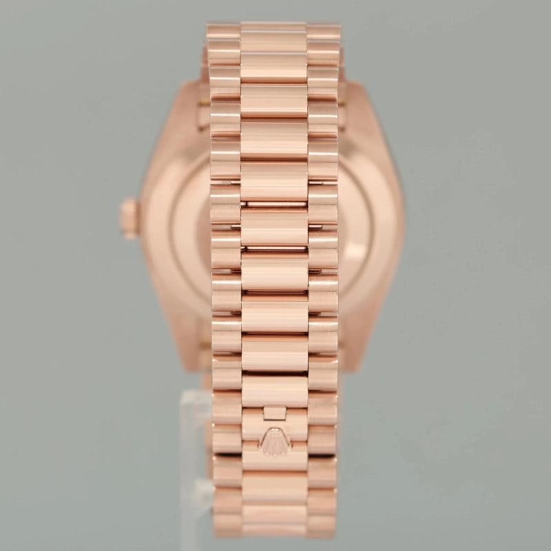 PAPERS MINT 2020 Rolex President 40mm Rose Gold Sundust Diamond 228235 Watch Box - 5