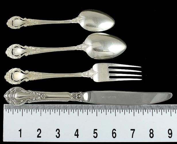 8pc Stieff Royal Dynasty Sterling Silver Place Settings - 5