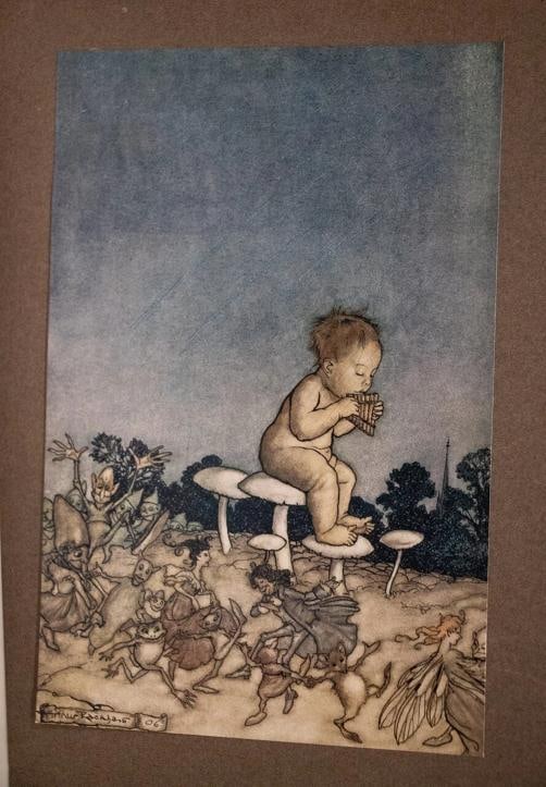 1906 Peter Pan In Kensington Gardens by J M Barrie 1stED Bayntun Binding Rackham - 19