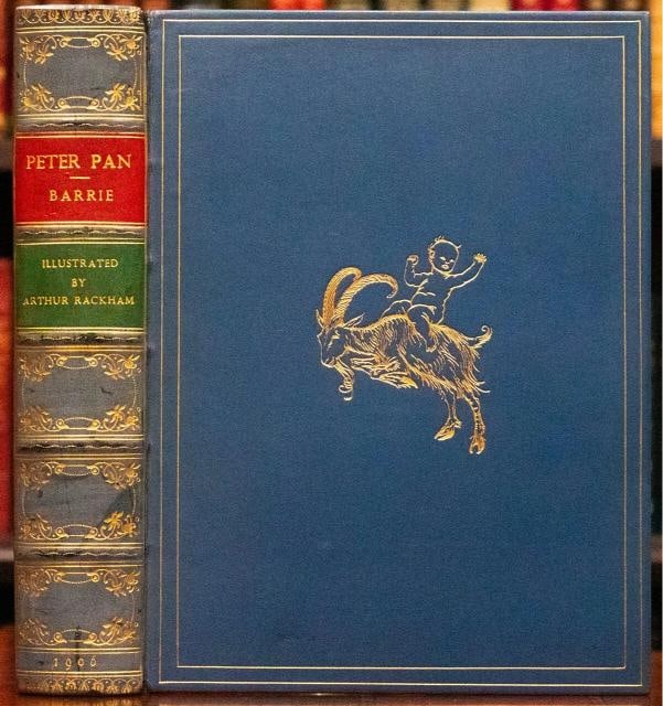1906 Peter Pan In Kensington Gardens by J M Barrie 1stED Bayntun Binding Rackham - 20