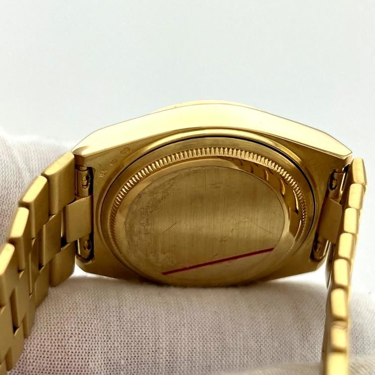Rolex Day Date Oysterquartz 19018 36mm Champagne Dial 18K Yellow Gold - 7
