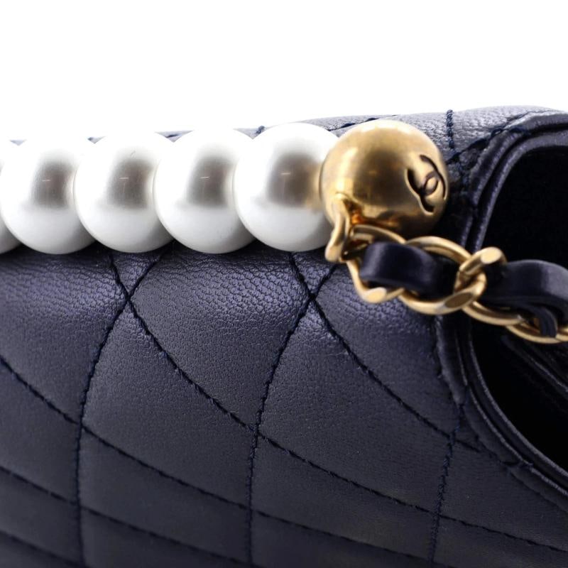 Chanel Chic Pearls Flap Bag Quilted Lambskin Small - 7