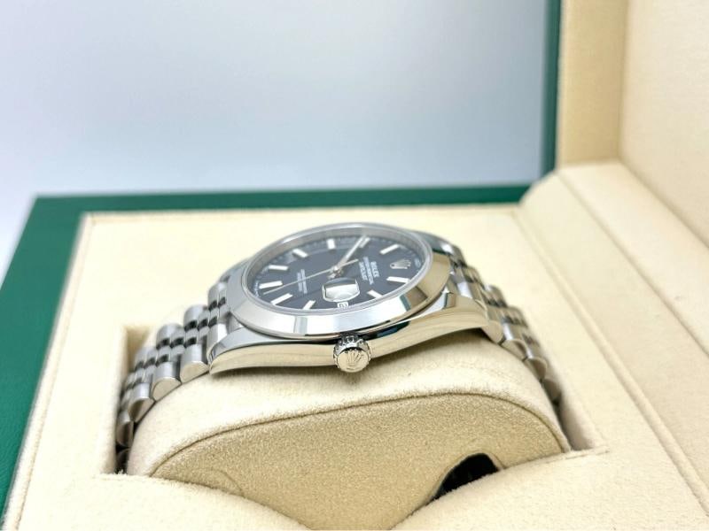 2024 Rolex Datejust 41 126300 41mm Blue Dial Stainless Steel Jubilee Box Papers - 3