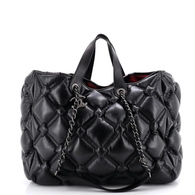 Chanel Chesterfield Shopping Tote Quilted Leather Large (1 of 6)