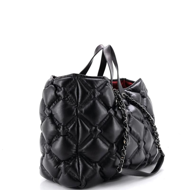 Chanel Chesterfield Shopping Tote Quilted Leather Large - 2