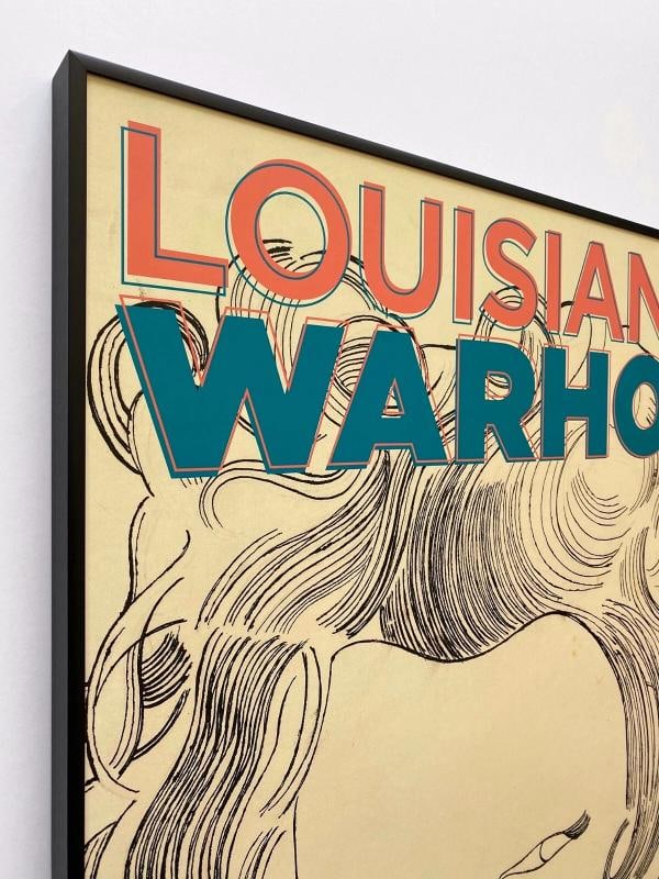 ANDY WARHOL FOUNDATION RARE DENMARK MUSEUM EXHIBITION POSTER "FEMALE HEAD" 1957 - 4