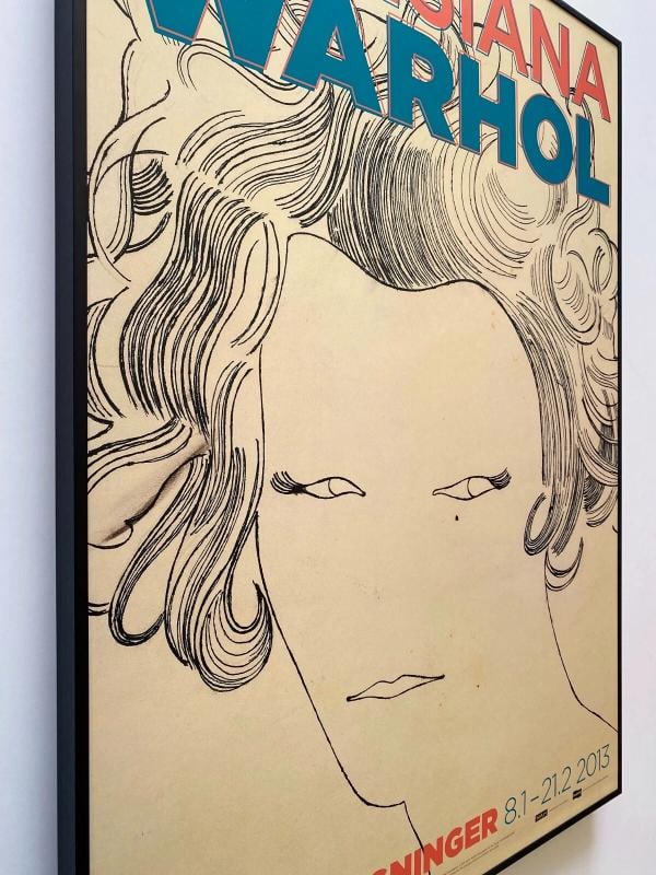 ANDY WARHOL FOUNDATION RARE DENMARK MUSEUM EXHIBITION POSTER "FEMALE HEAD" 1957 - 7