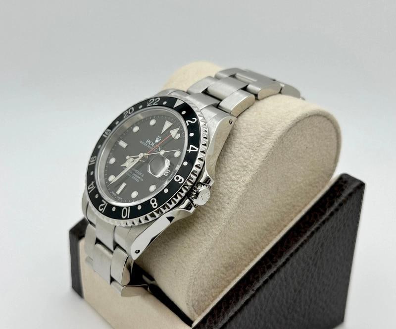 Rolex GMT-Master II 16710 Black Stainless Steel Box Paper 40mm 2003 - 4