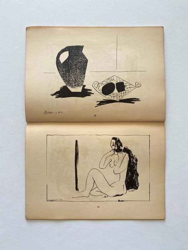 "PABLO PICASSO LITHOGRAPHS 1945-47" RARE 1947 MOURLOT LITHOGRAPH PRINT ART BOOK - 16
