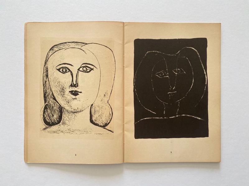 "PABLO PICASSO LITHOGRAPHS 1945-47" RARE 1947 MOURLOT LITHOGRAPH PRINT ART BOOK - 4