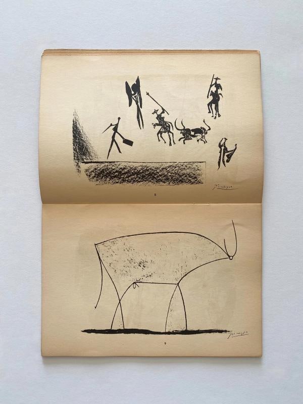 "PABLO PICASSO LITHOGRAPHS 1945-47" RARE 1947 MOURLOT LITHOGRAPH PRINT ART BOOK - 7