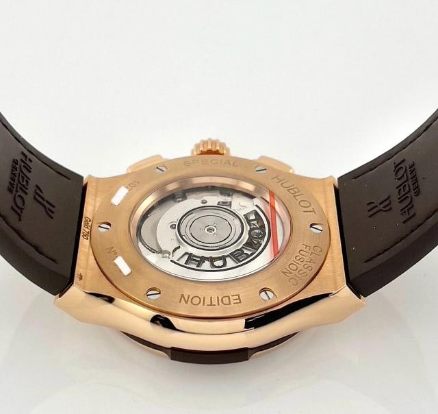 Hublot Classic Fusion Chronograph King Gold Blue 541.OX.7180.RX 18K Rose Gold - 7