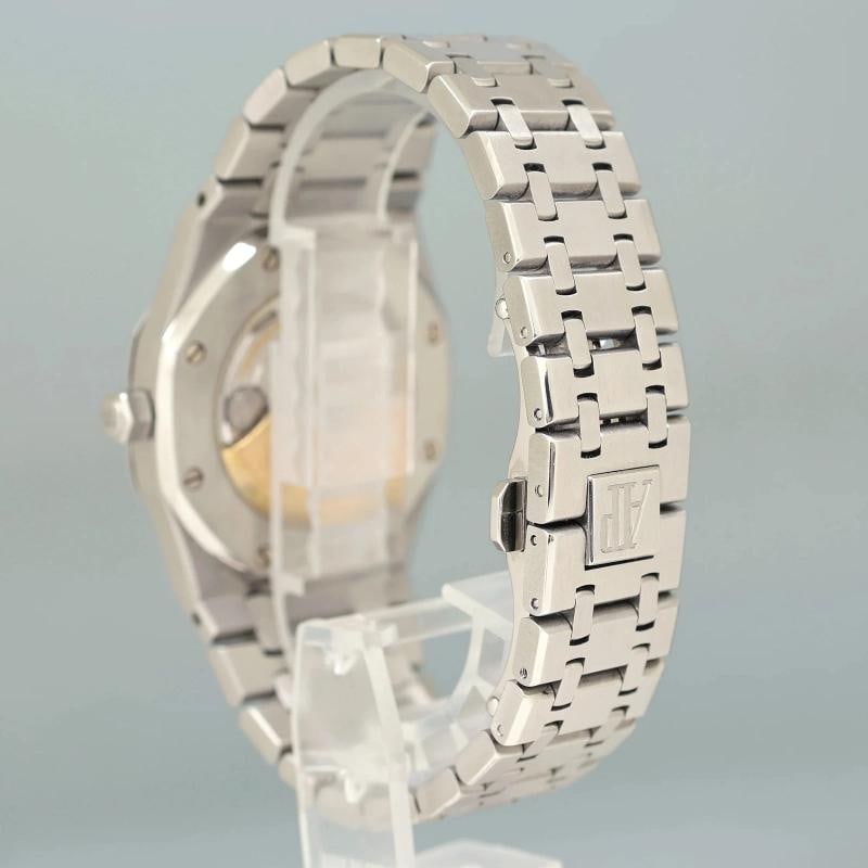 PAPERS MINT 15300ST Audemars Piguet Royal Oak Black 39mm Steel Date Watch Box - 4