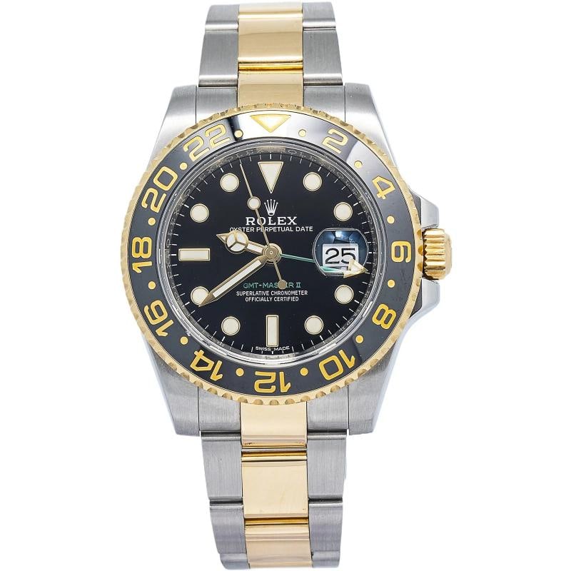 Rolex GMT-Master II 116713 2014 Card Two Tone Oyster Auto Men's Watch 40mm (1 of 4)