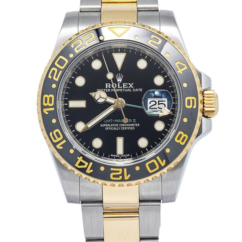 Rolex GMT-Master II 116713 2014 Card Two Tone Oyster Auto Men's Watch 40mm - 2