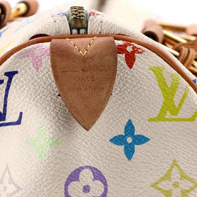 Louis Vuitton Speedy Handbag Monogram Multicolor 30 - 8