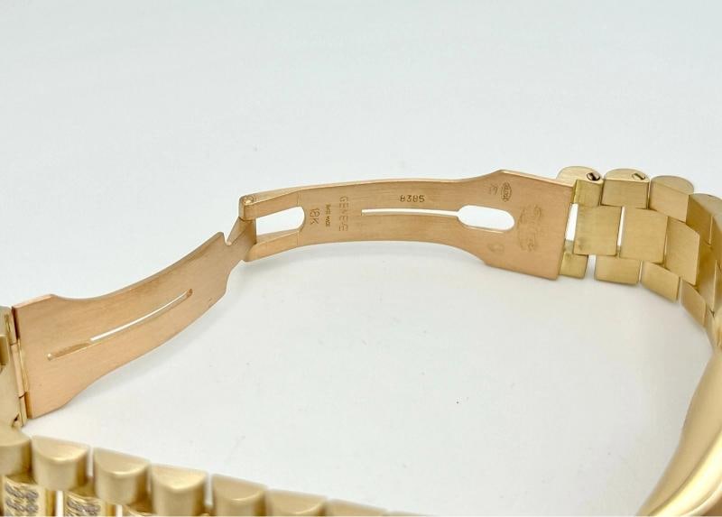 Rolex Day Date President 18038 36mm Diamond Dial Bezel Band 18k Yellow Gold - 8
