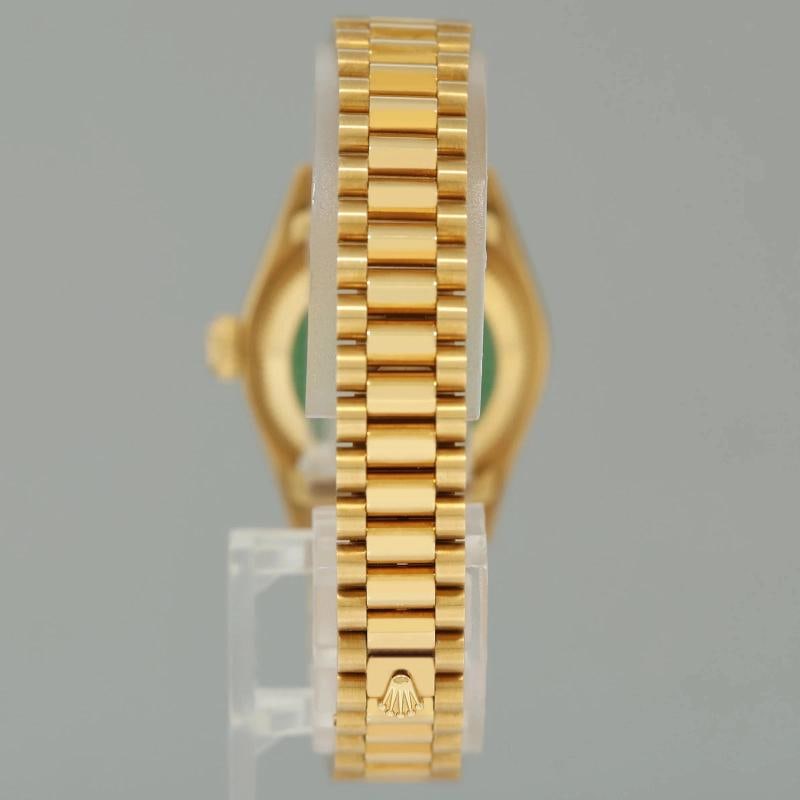 PAPERS Factory Diamond Ladies 69178 Rolex DateJust President 26mm Yellow Gold - 5