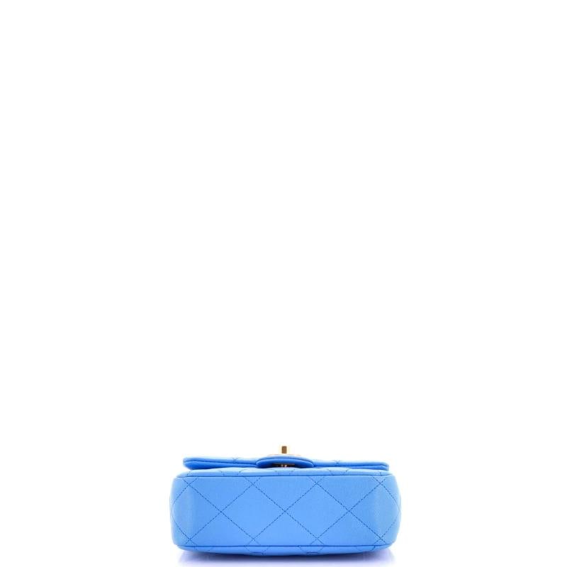 Chanel Sweet Heart Chain Flap Bag Quilted Caviar Mini - 4