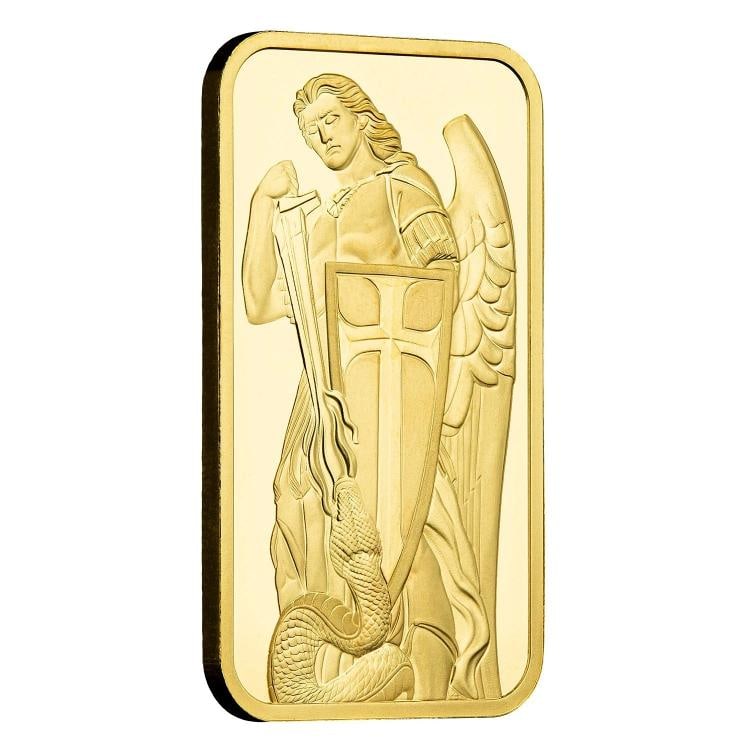 1 oz Gold Bar - Scottsdale Mint Archangel .9999 Gold Bar (in Certi-LockÃ‚Â®) #A - 6