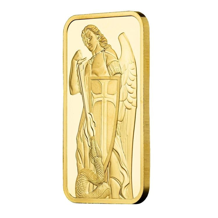 1 oz Gold Bar - Scottsdale Mint Archangel .9999 Gold Bar (in Certi-LockÃ‚Â®) #A - 7